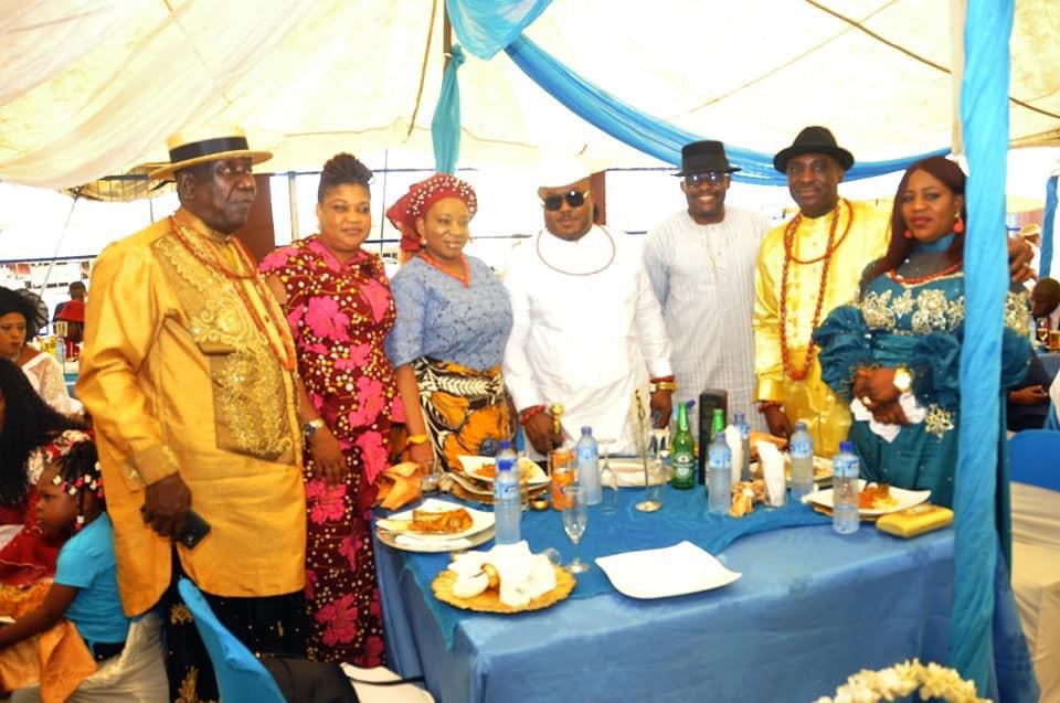 Urhobo Social Club Lagos members at a diaspora celebration in 2020